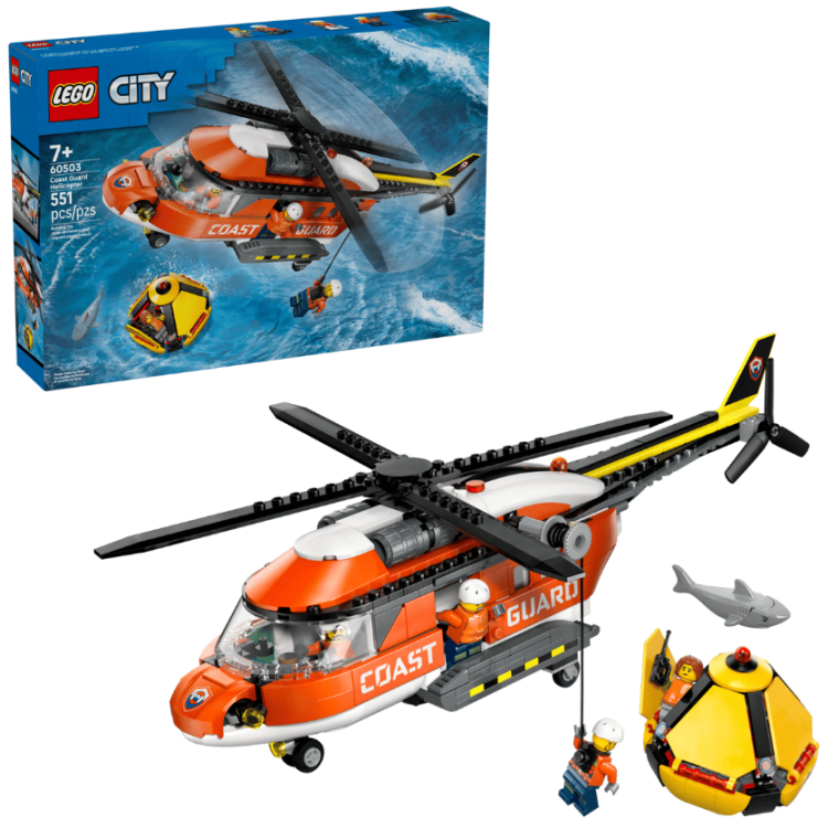 LEGO City – Helikoptéra pobrežnej hliadky